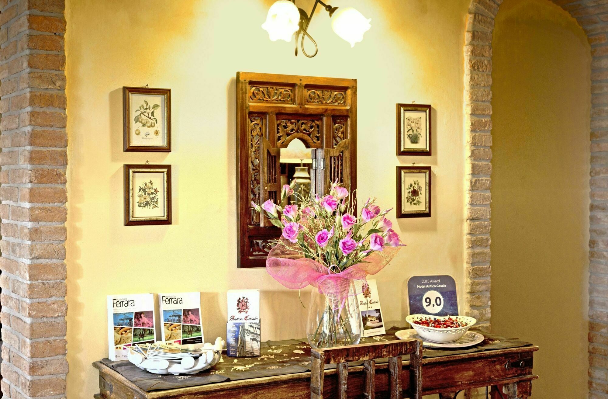 Hotel Antico Casale Vigarano Mainarda Екстериор снимка